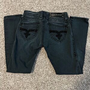 Rock Revival Men's Black Jeans